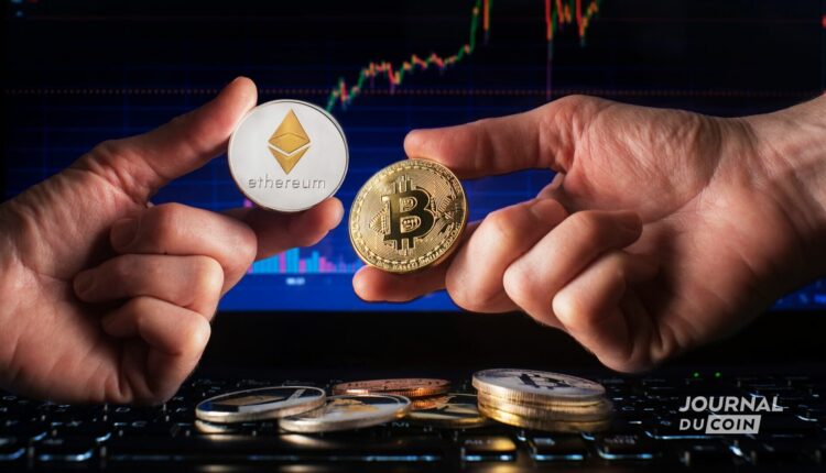 جابجایی بیت کوین و اتریوم